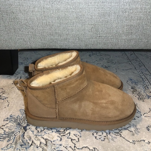 UGG Ultra Mini Chestnut Boots - Picture 4 of 10